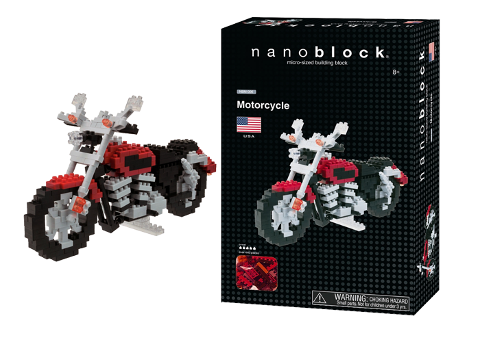 Nanoblock Motorcykel bild