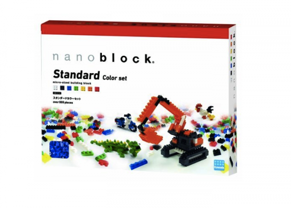 Nanoblock sats med standardfärger bild