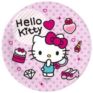 Papptallrikar Hello Kitty Fashion Stylish
