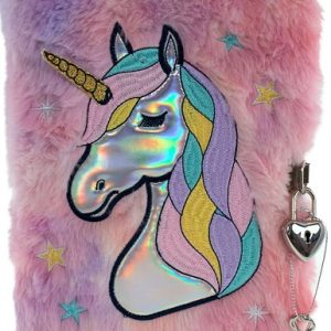 Tinka Plush Diary with Lock Unicorn 8 802127
