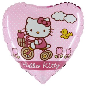 Folieballong Hello Kitty Bike