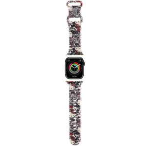 Hello Kitty Apple Watch (38/40/41mm) Armband Tags Graffiti - Beige