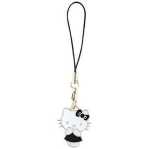 Hello Kitty Hängande Mobilrem Charm Kitty Cute - Svart