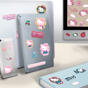 Hello Kitty - Puffy - Gadget Decals