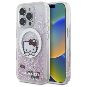 Hello Kitty iPhone 16 Pro Max Mobilskal MagSafe Glitter Sweet Kitty Bows