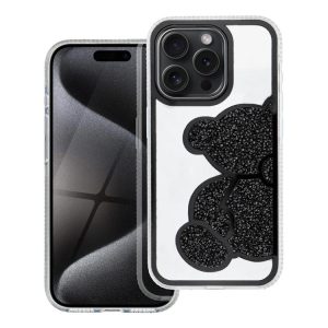 iPhone 16e Mobilskal Teddy Bear - Svart