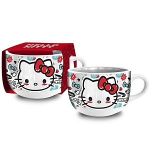 Coriex Hello Kitty Keramisk Mugg 500ml - Vit