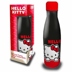 Coriex Hello Kitty Vattenflaska 500ml - Svart